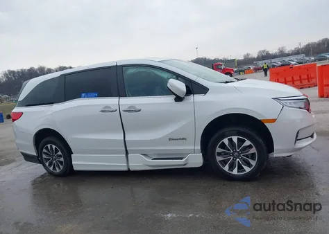 2022 Honda Odyssey Ex-L z USA, uszkodzony, nr VIN 5FNRL6H77NB033105